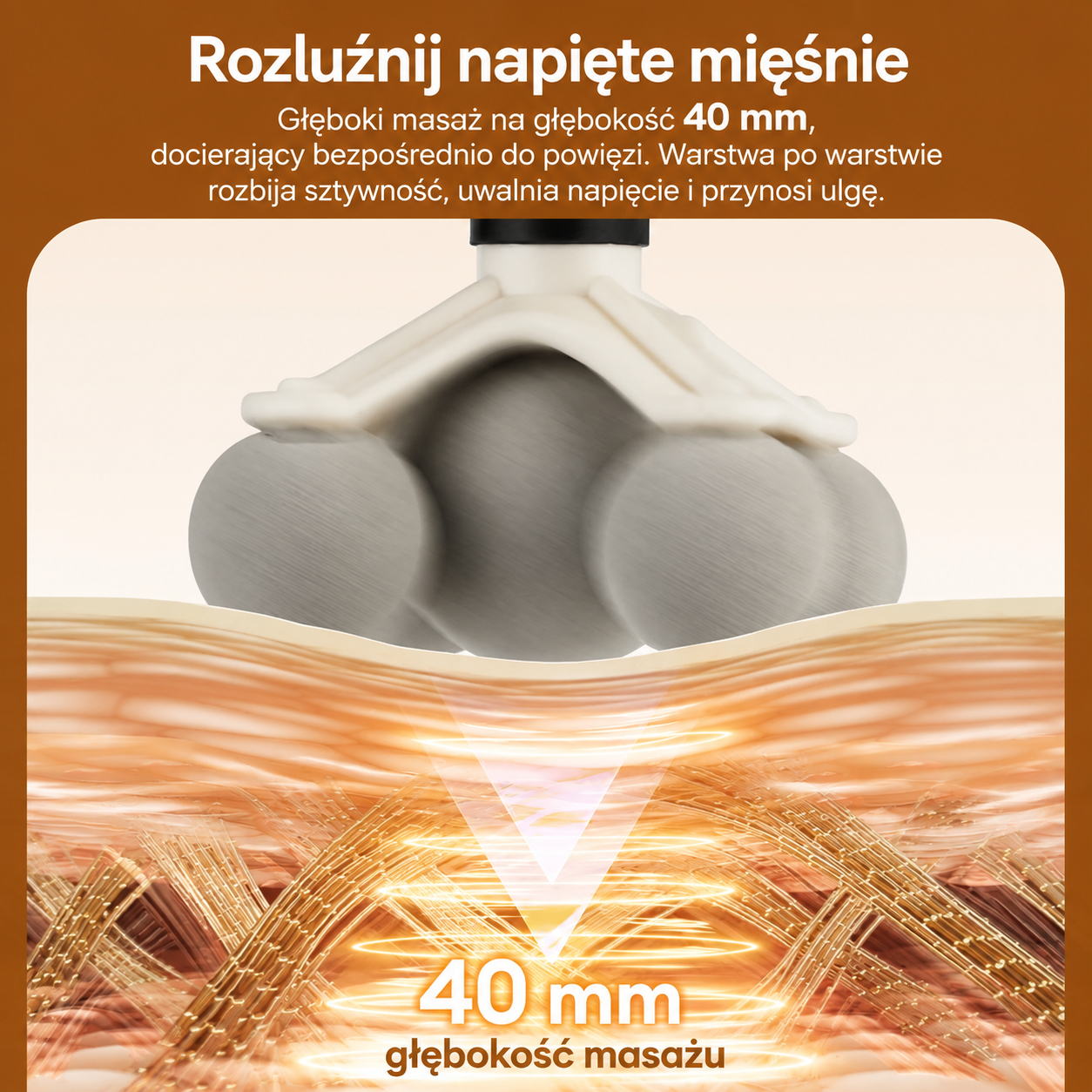 Elektryczny Pistolet Masujący 11w1 – 99 Poziomów Intensywności, Wibracje Wysokiej Częstotliwości, Masaż Mięśni Całego Ciała