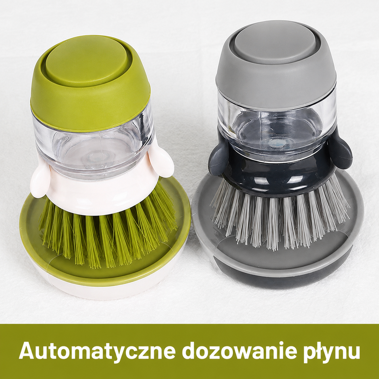 Szczotka do naczyń z dozownikiem mydła