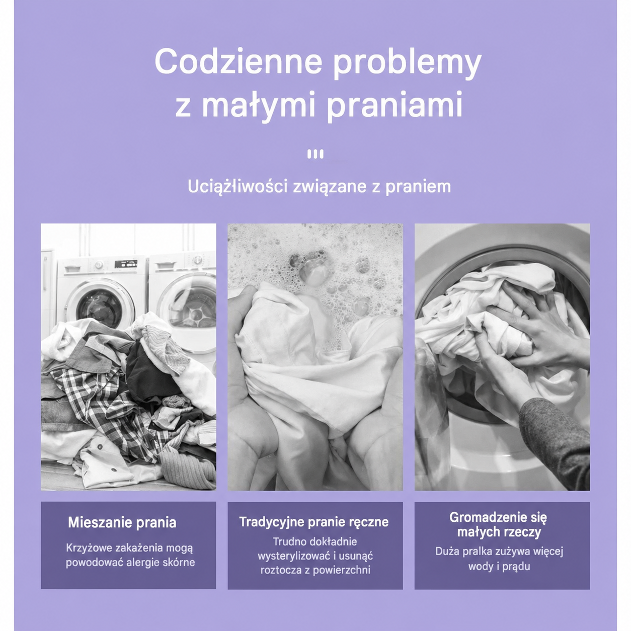 Mini Pralka Przenośna 8L – Czyste Skarpety i Bielizna w 15 Minut