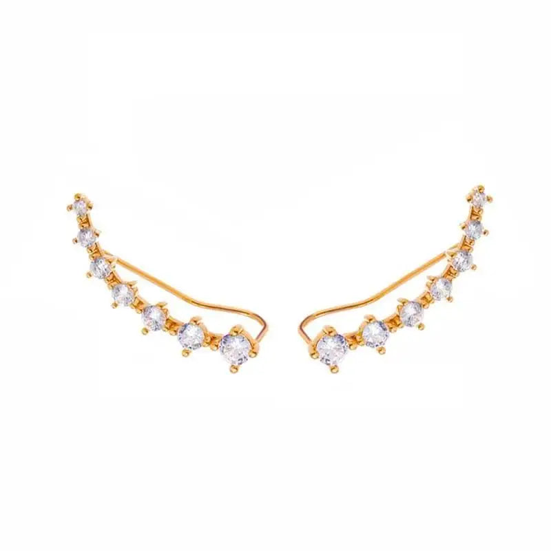 925 Silver Needle Korean Fashion Full Crystal Earrings For Women Jewelry 2026 Trending New Geometric Flower Stud Earrings Brinco