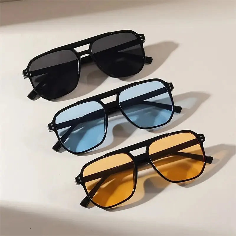 Okulary Kwadratowe Unisex 🔲☀️ KLASSNUM | UV400 Vintage