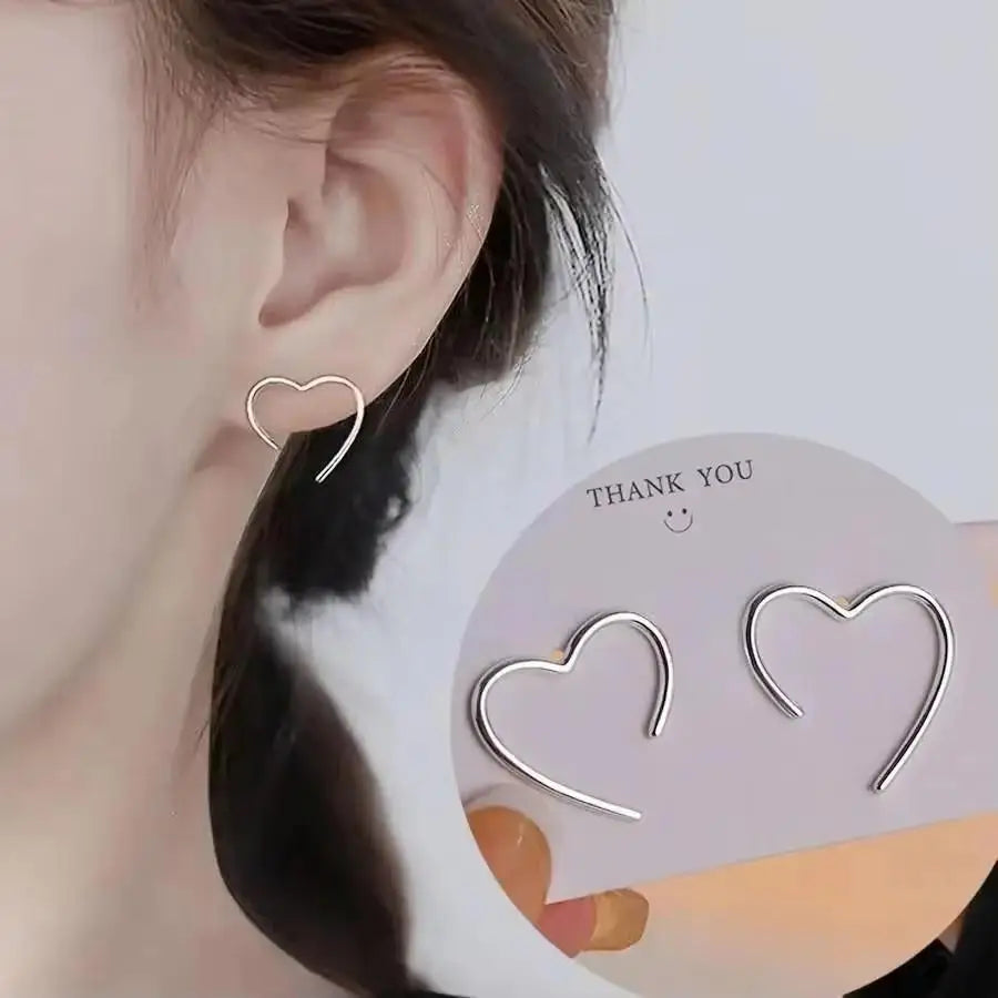 925 Silver Needle Korean Fashion Full Crystal Earrings For Women Jewelry 2026 Trending New Geometric Flower Stud Earrings Brinco
