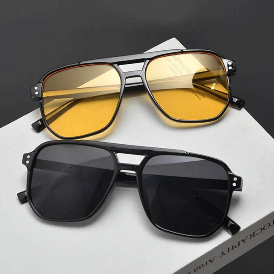 Okulary Kwadratowe Unisex 🔲☀️ KLASSNUM | UV400 Vintage