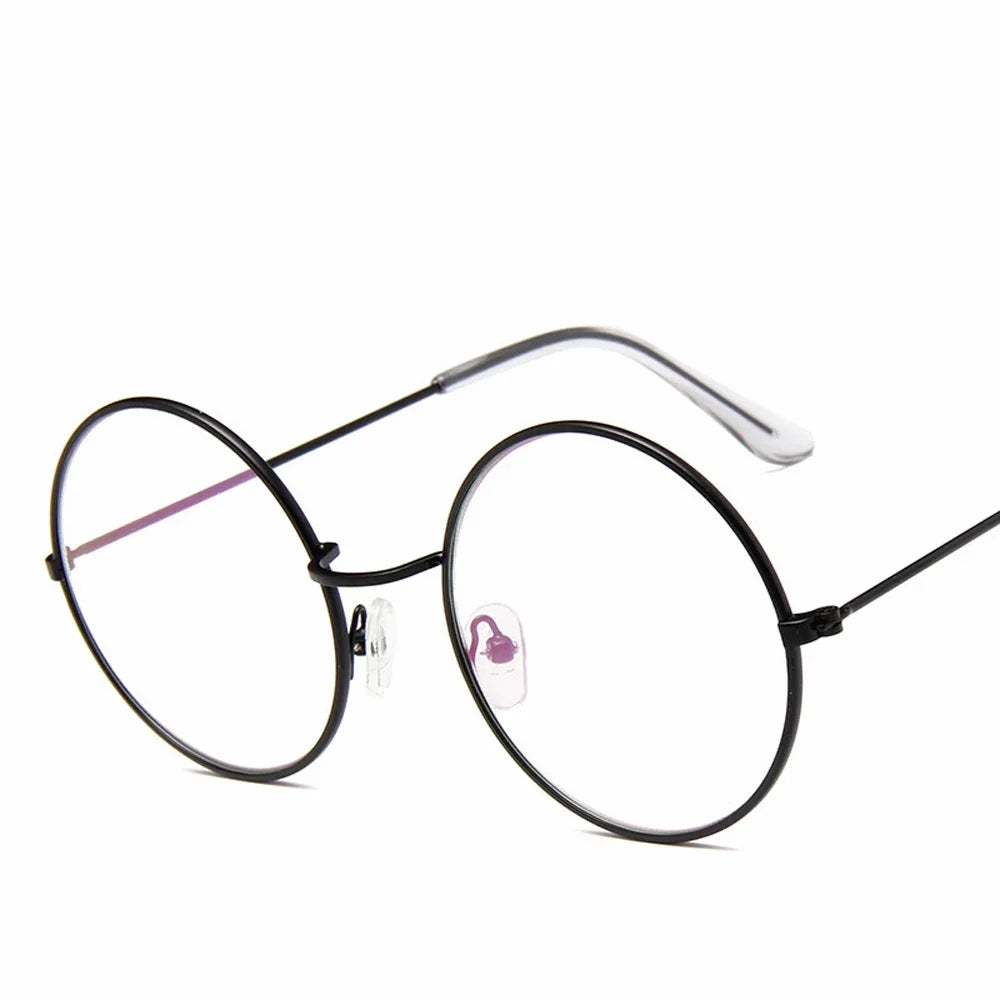 Okrągłe okulary przeciwsłoneczne damskie – lustrzane, metalowa oprawka UV400