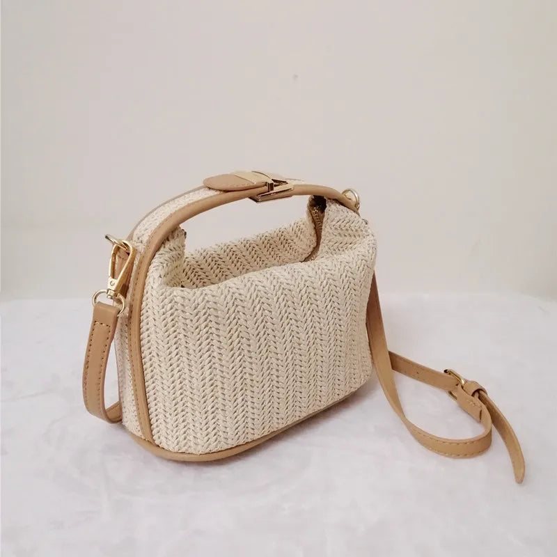 Torebka Słomiana Boho 🌾💛 Yogodlns | Wiadro Lato