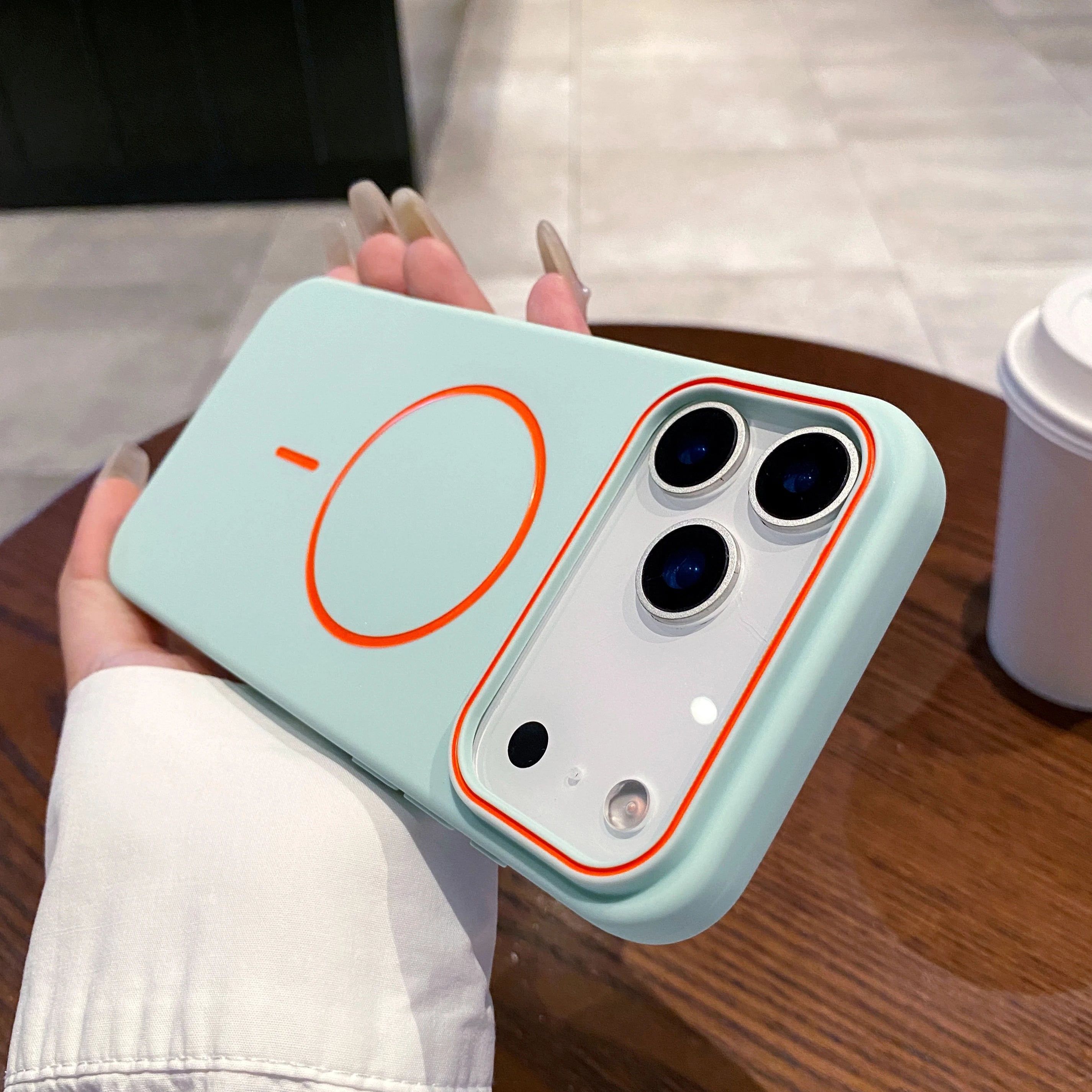 Luksusowe Magnetyczne Matowe Etui do iPhone 17 Pro Max Air 16E 15 14 13 12 11 – Ochrona przed wstrząsami, MagSafe, Ładowanie Bezprzewodowe