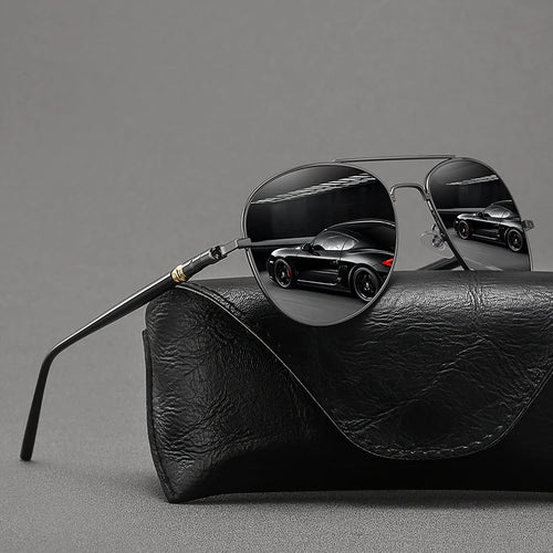 3PCS Fashion Vintage Square Metal Frame Sunglasses Men Women Fishing Driving Luxury Brand Designer Sun Glasses  Eyewear